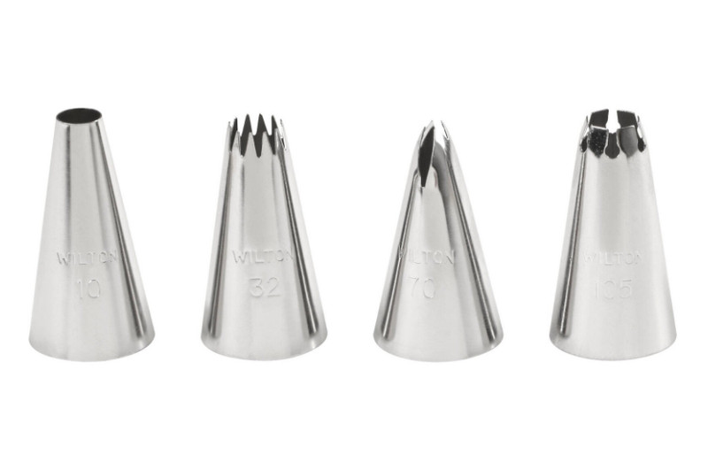 Wilton Borders Decorating Piping Tips, 4 piece set gallery