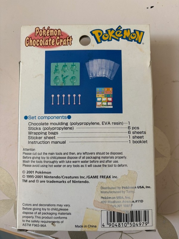 Vintage TOMY Pokémon Japanese Chocolate Craft Candy Molds gallery