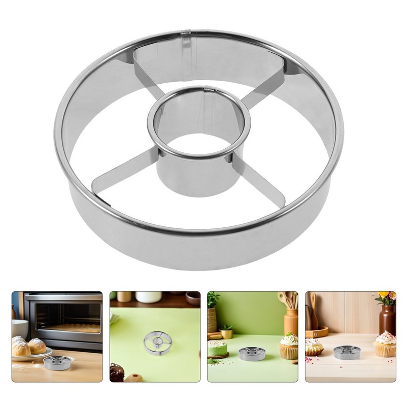 Stainless Steel Donut Cutter: 8 Cm/3.15 Inch Doughnut Cutters Mold Baking Tool gallery