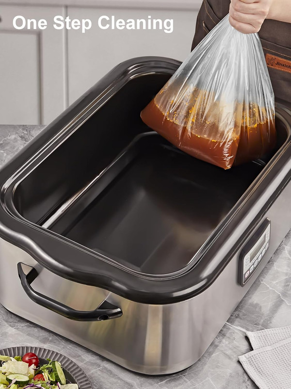 Electric Roaster Liners, 10 Count Disposable Roaster Liners, Fits 16, 18, 22 Qua gallery