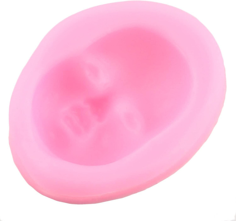 Moon Face Silicone Molds Human Face Fondant Mold for Cake Decorating Cupcake Top gallery