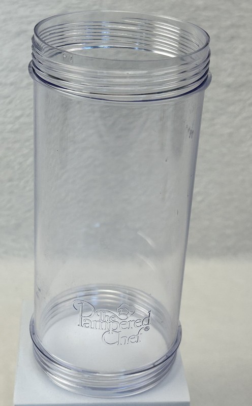 The Pampered Chef 1525 Cookie Press Canister Barrel Replacement Part Clear