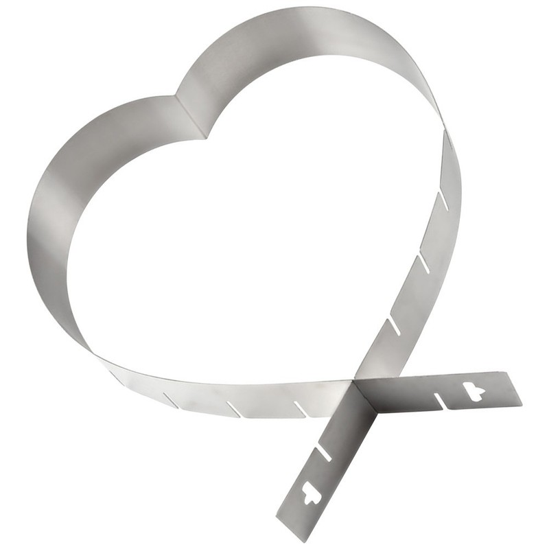 Adjustable Stainless Steel Cake Slicer Mold for Baking Pastry and Layered Cakes gallery