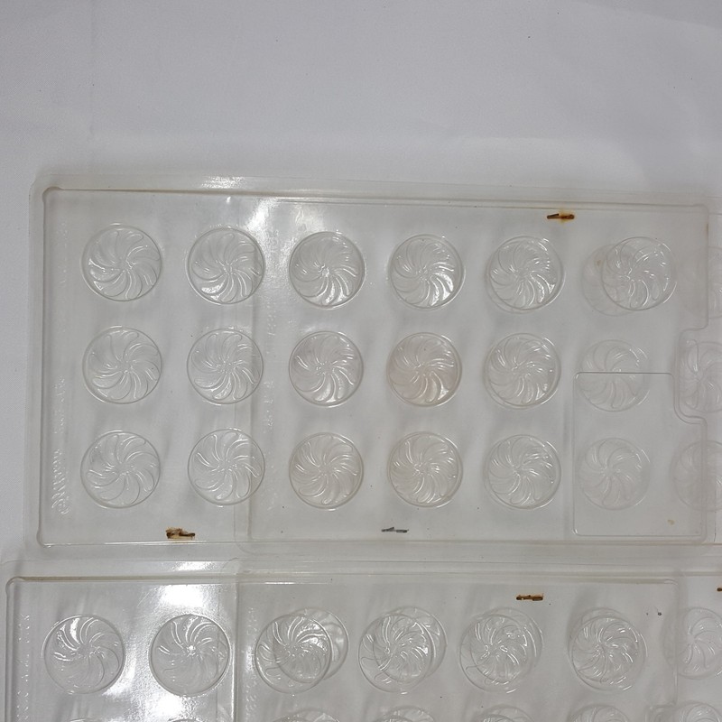 Wilton Classic Mint Peppermint Swirl Candy Chocolate Mold Set of 3 - 2115-1731 gallery