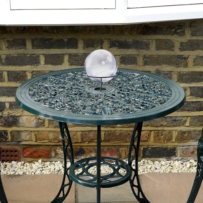 1PC Iron Sphere Stand Metal Thickened Gazing Ball Stand Flagpole Base Holder gallery