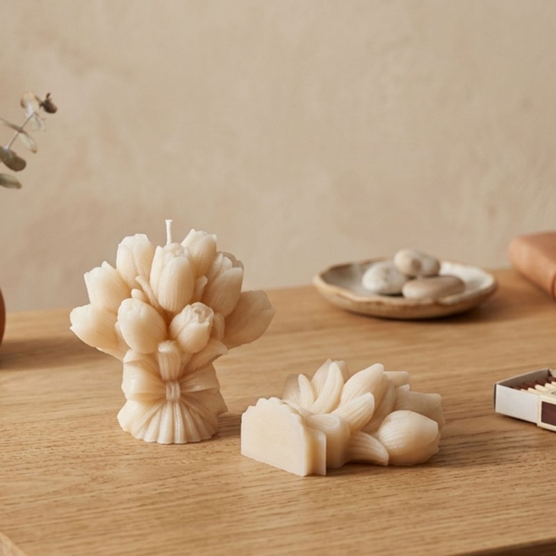 Silicone Mould For DIY Tulips Shape Grade Safe Materials gallery