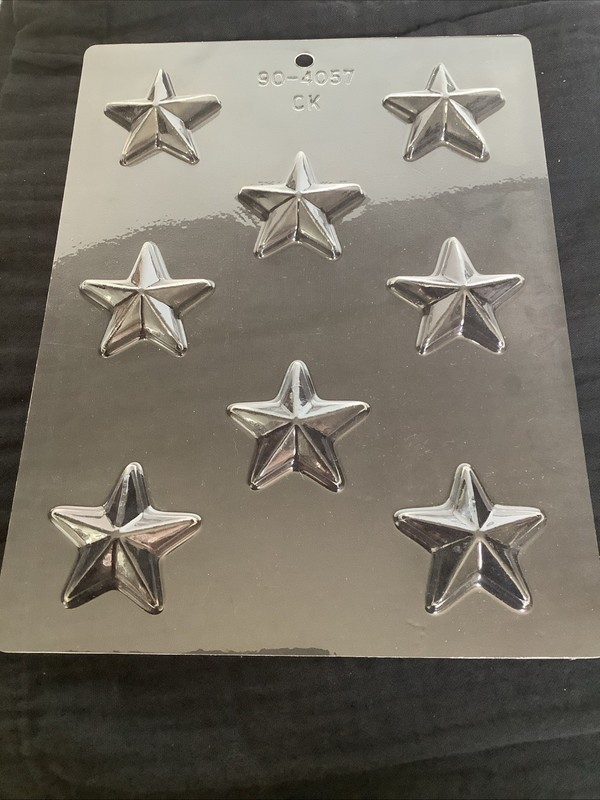 CK Products STARS Chocolate Mold Polypropylene New CK 90-4057