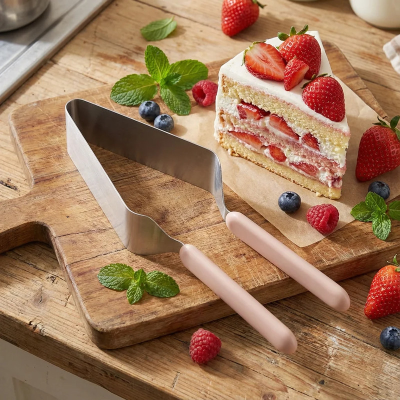 Adjustable Stainless Steel Cake Divider, Cuts Equal Slices. 26X8Cm, Easy Clean, gallery