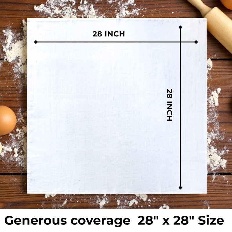 White - Flour Sack Tea Towels For Kitchen - For Embroidery Crafting Baking So... gallery