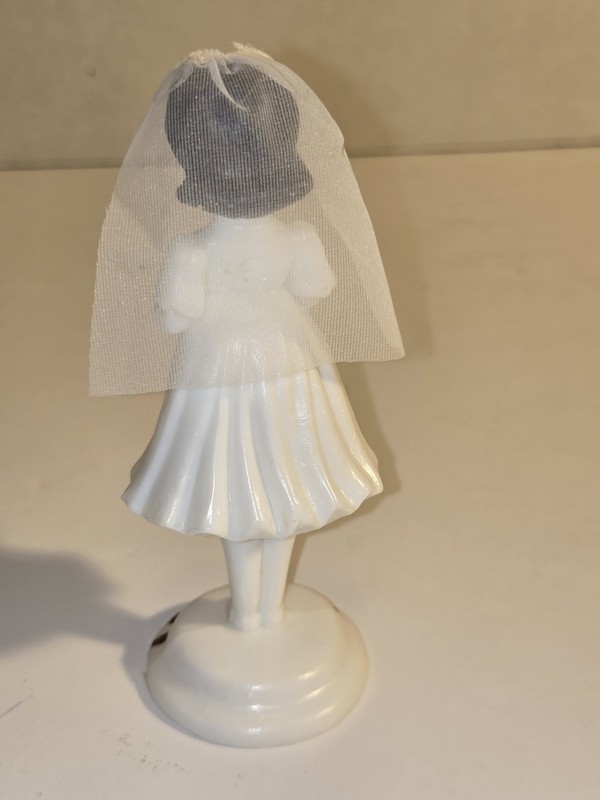 Wilton Cake Toppers Vintage 1950s My 1st communion 4 3/4" Cake Topper Hong Kong gallery