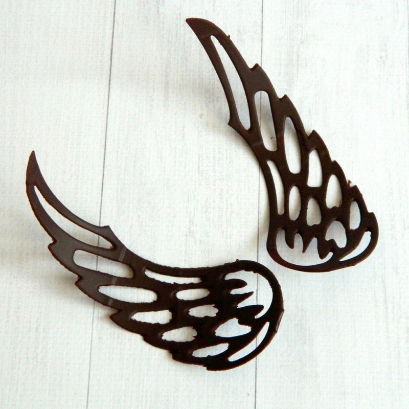 Plastic Chocolate Mold Wings Chocolate Figure for Cake Decorating Supplies