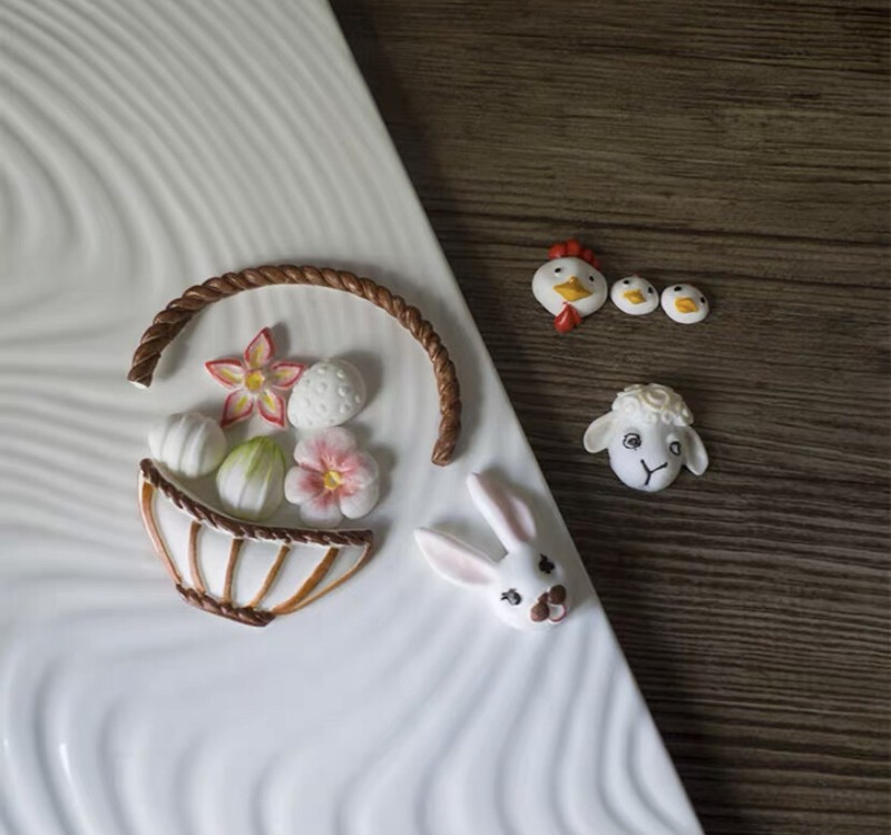 Eid al adha Silicone Mould Daffodil Sheep Rabbit chicken baby chicken egg basket gallery