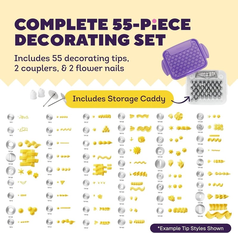 Stainless Steel Cupcake Decorating Kit with Storage Case gallery