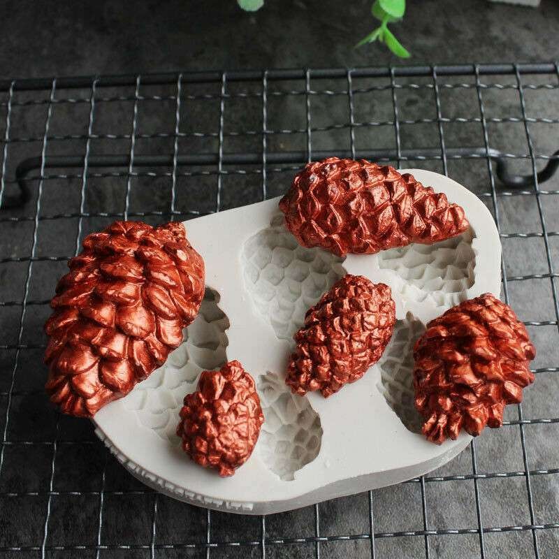 Pine Cone Nut Silicone Mold Chocolate Sugarcraft Mould Mould Fondant Cake Decor gallery