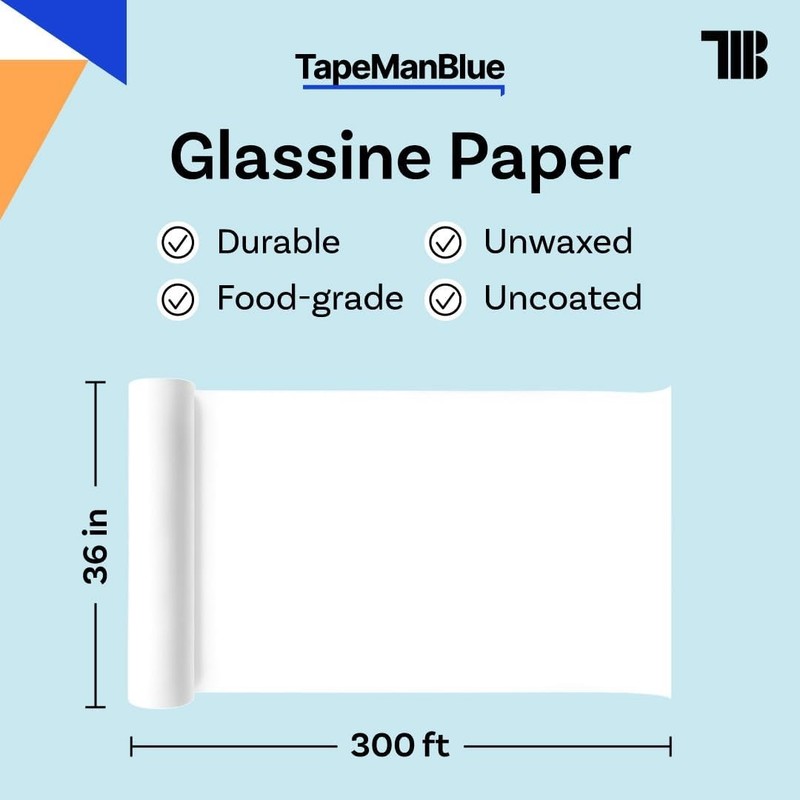 Glassine Paper Roll, 36 inch x 300 ft (100 yds), Made in , Archival gallery