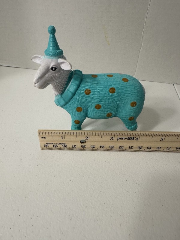 Target Bullseye Farm Animals Birthday Shoppe Sheep Figurine 5 Inch Cake Topper gallery