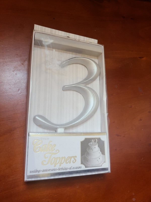 Monogram Cake Toppers For Weddings Anniversaries Birthdays and More #3 gallery