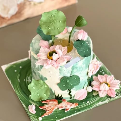 Lotus Leaf Fondant Silicone Mold For Cake Decorating Cupcake Topper Style B gallery