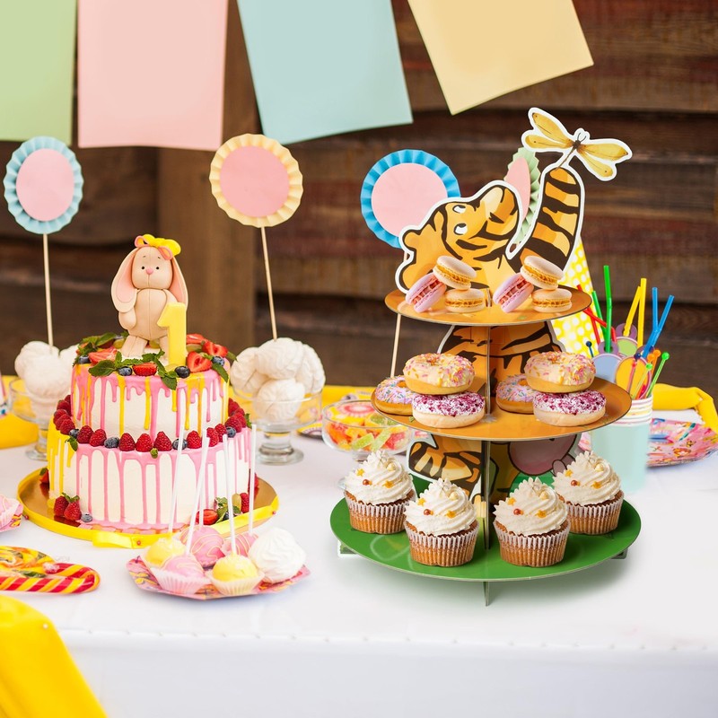 Winnie Themed Cupcake Stand - 3 Tier Winnie Cupcake Stand Holder Cupcake Towe... gallery