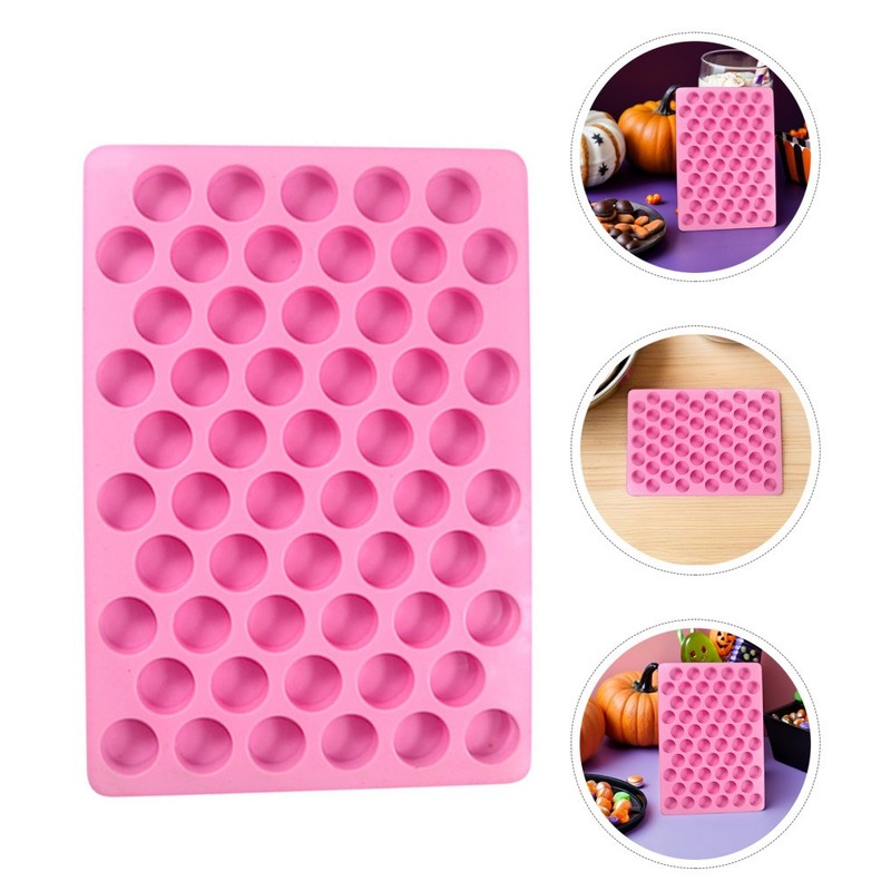 2 Pcs Biscuit Silicone Mould for Chocolate Candy Molds Sphere High Temperature gallery