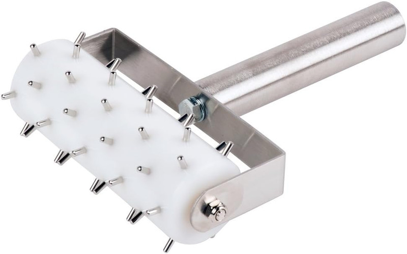 RD-5 Stainless Steel Pizza Roller Docker, 8-Inch, Silver