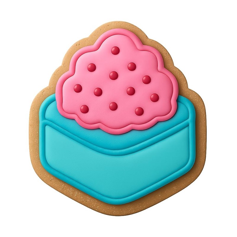 Crispy Rice Sushi Cookie Cutter & Stamp, Fondant & Clay - 4x3.4 gallery