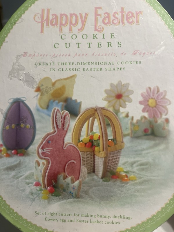 Happy Easter Three Dimensional Cookie Cutter Williams Sonoma Set 8 Piece gallery