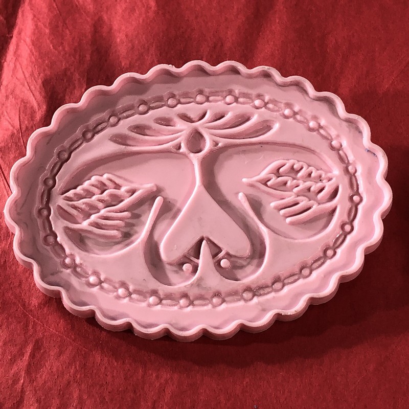 2 plastic pink molds valentine cake decoration cookie cutters swan & rose stamps gallery