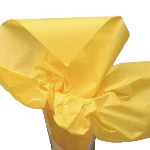Dress My Cupcake DMC79475 50-Piece Tissue Paper 20 x 14″ Sunflower Yellow