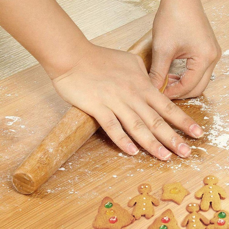 Classic French 13-INCH Bamboo Rolling Pin, Pin gallery