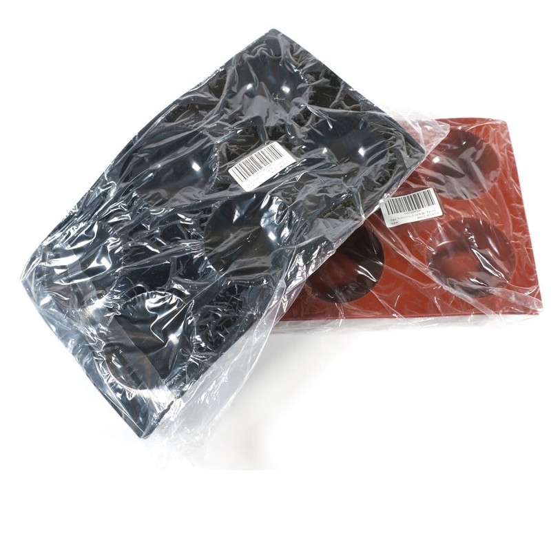 Silicone Sphere Mold-Chocolate Bomb,Dog Treat,Oven,Freezer Safe-LOT 4 Black/Red gallery