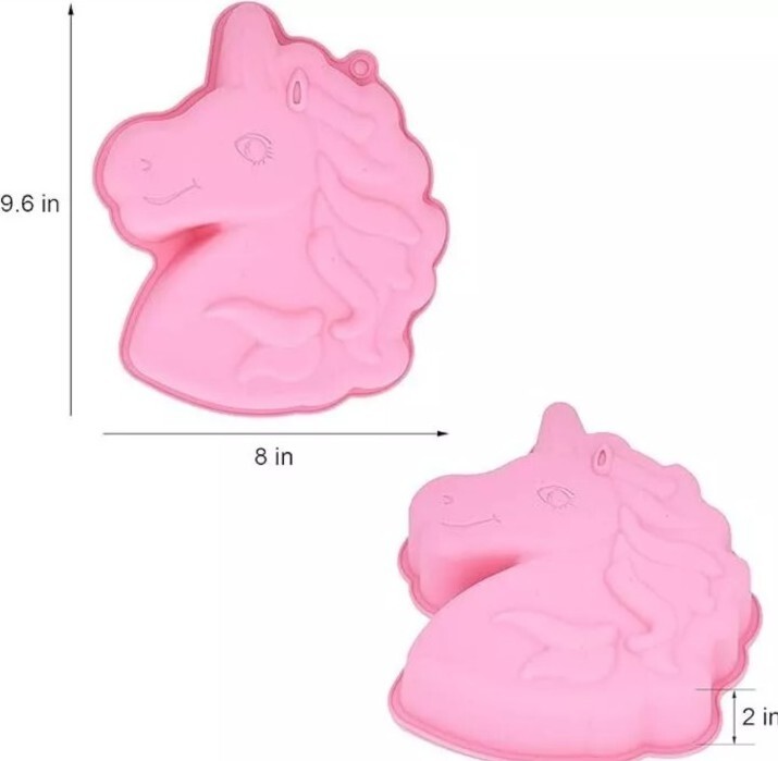 New Sunny Side Up Bakery UNICORN Silicone Cake Mold 8″ x 10″
