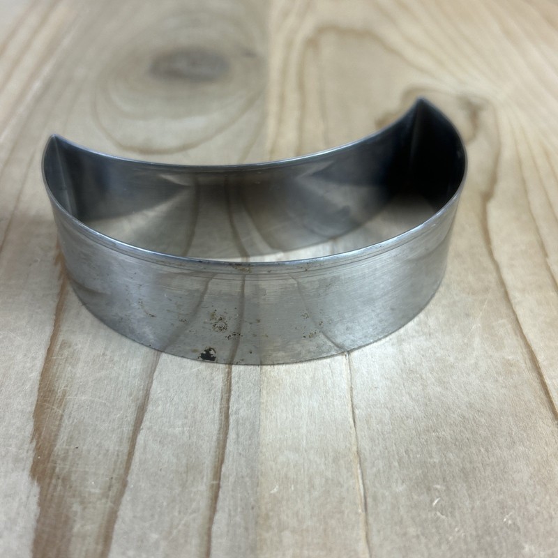 Crescent Moon Cookie Cutter Stainless Steel 3x4 Inch Halloween Celestial gallery