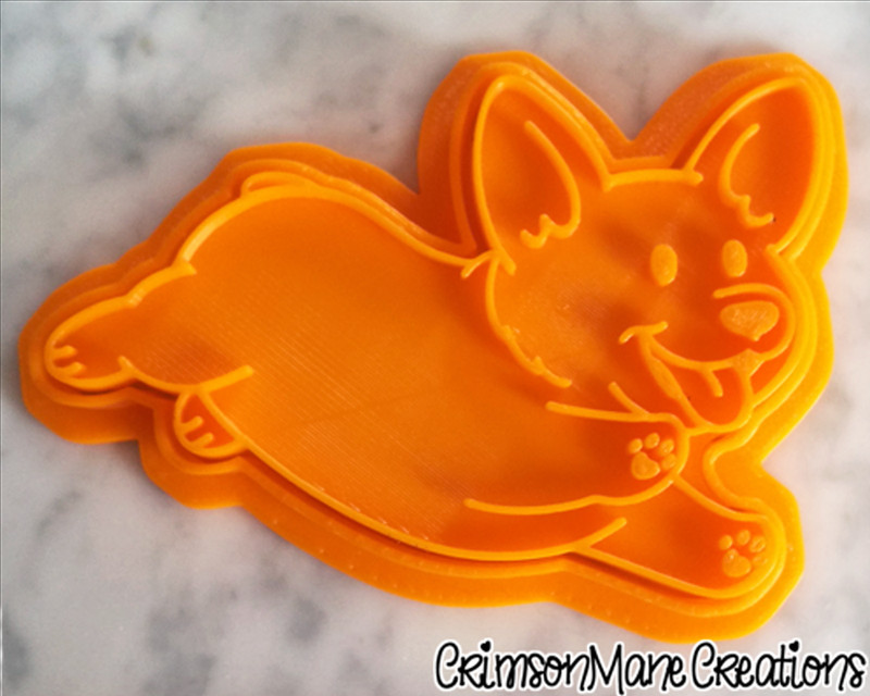 Corgi Cookie Cutter, Dog Lovers Gift Biscuit Baking Supplies, Fondant Tool Stamp gallery