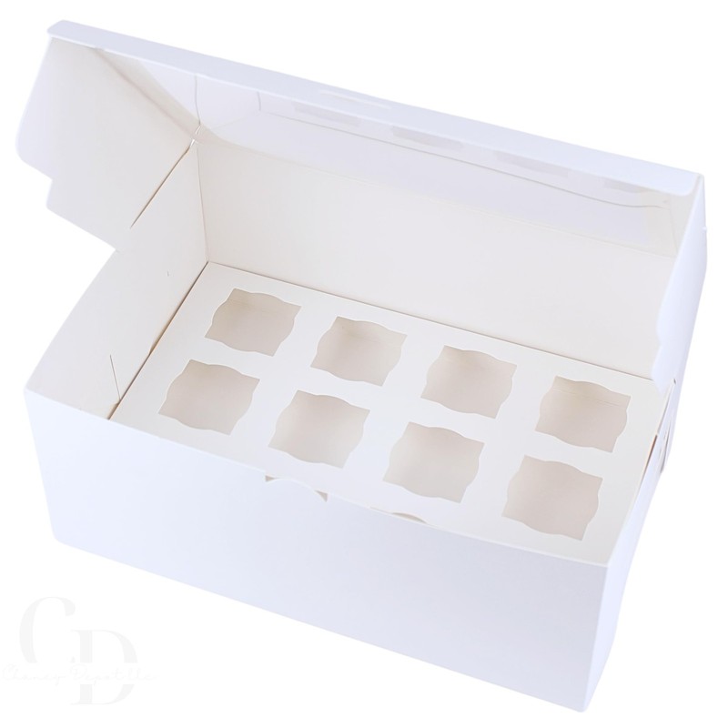 Dessert Shooter Box for 12 5oz square and round cups- 5 pack
