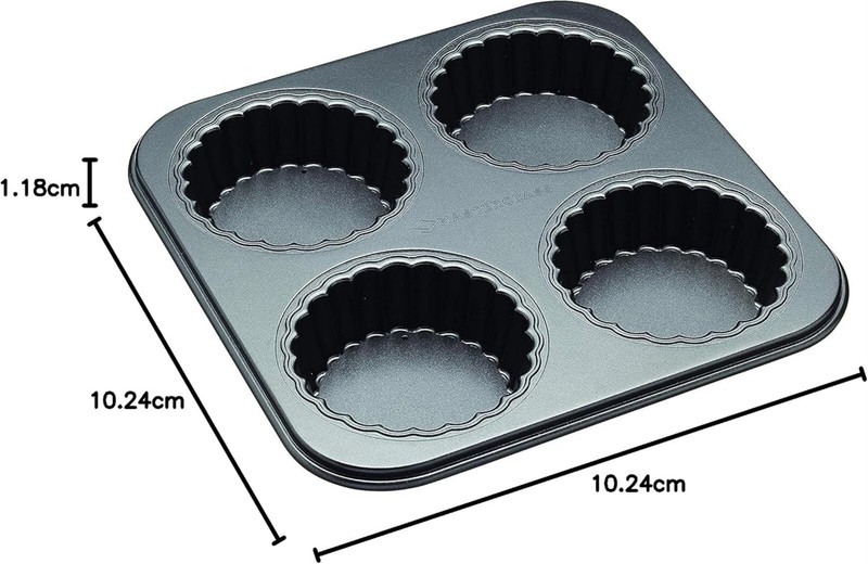 Masterclass: Tartlet Pan - Non-stick Mini Tart Tray (4 Shapes) gallery