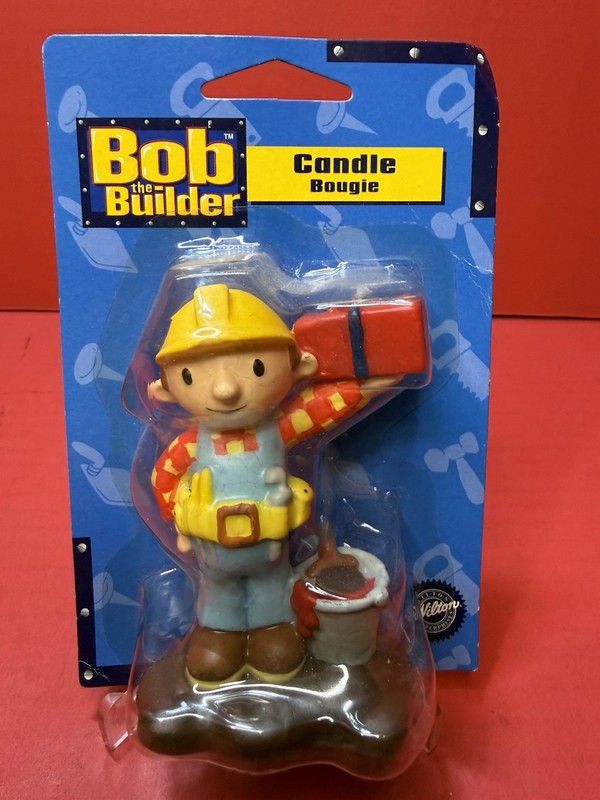 Wilton Bob the Builder Birthday Cake Candle Bougi (2001) NEW/SEALED