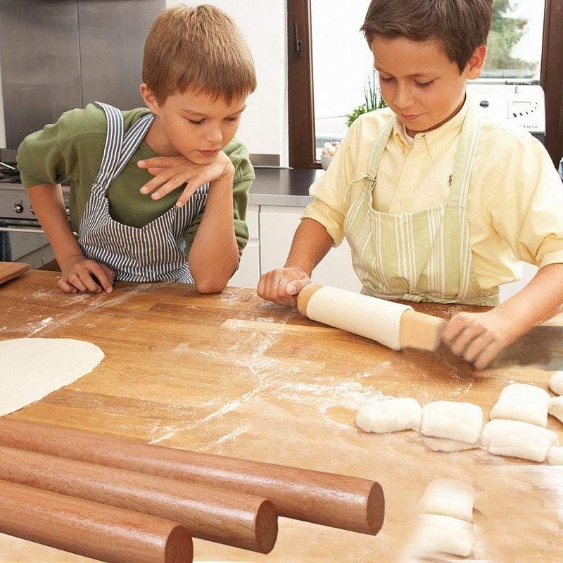 Wooden Rolling Pin Beech Wood Dough Roller gallery