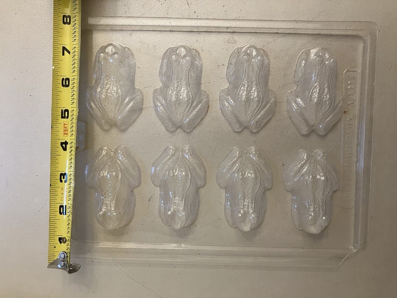 Life Of The Party - A126 - 3" Frog Chocolate Candy Mold Harry Potter Theme Used gallery