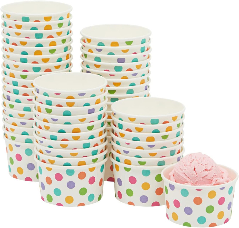 50 Pack Cupcake Liners Wrappers - Paper Snack Cup for Birthday Party, & Ice Crea gallery