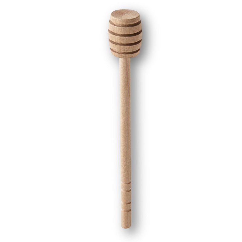 1-Pcs 6-inch Wooden Honey Dipper Stick for Honey Jar Dispense Drizzle