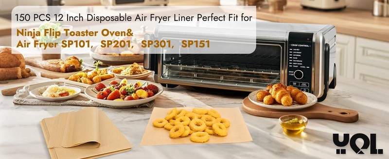 12-Inch 150PCS Disposable Air Fryer Paper Liners for Air Fryer gallery