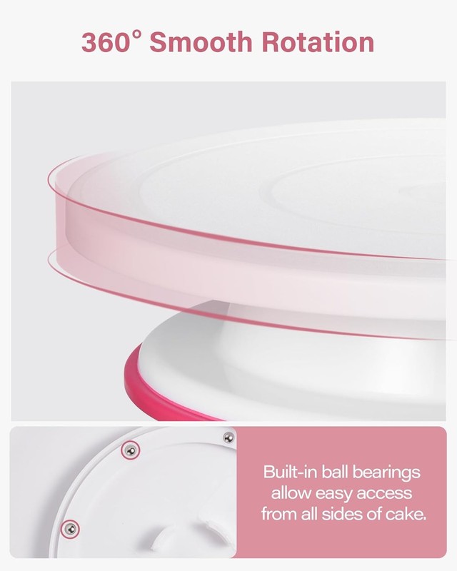 230PCs Cake Decorating Kits, Baking Supplies Tools with Cake Stand Turntable, Pi gallery