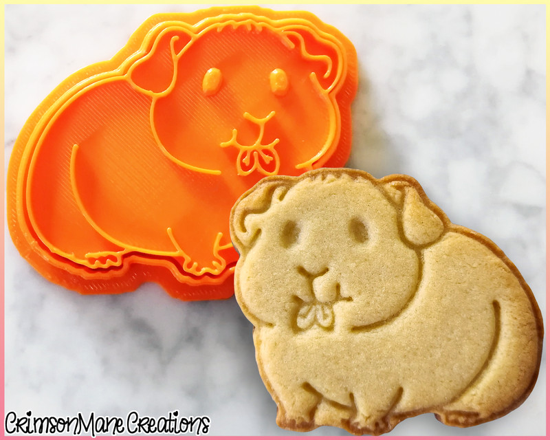 Guinea Pig Cookie Cutter Cute Cavy Pet Fondant Tool Baking Supply Stamp Ceramic gallery