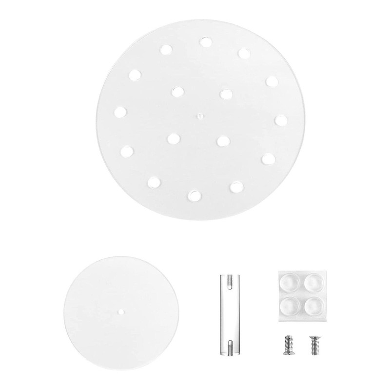 Push Cake Stand 16 Holes Acrylic Lightweight for Birthday Events Baby Shower gallery