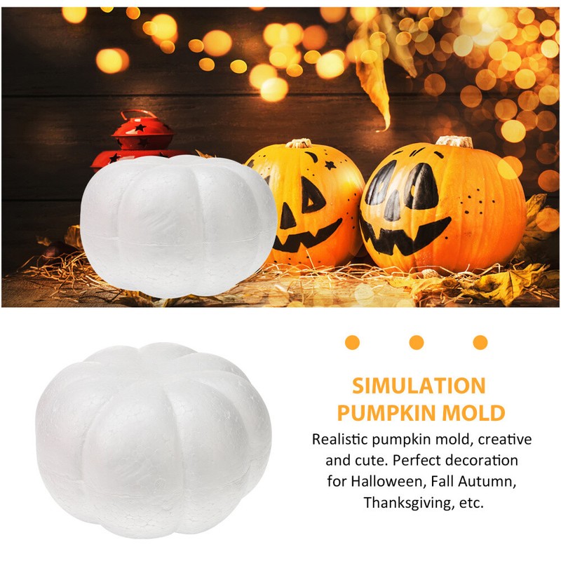 20X20X10CM Baby Foam Pumpkins for Crafts Artificial Decorating Halloween gallery
