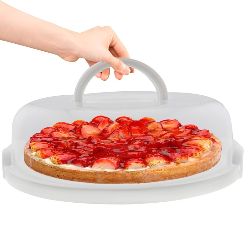 Pie, Cheesecake Carrier for up to 11 in Cake PieRound Cupcake Cake Holder for... gallery