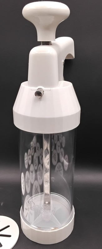 The Pampered Chef #1525 Cookie Press with all 16 Original Discs gallery