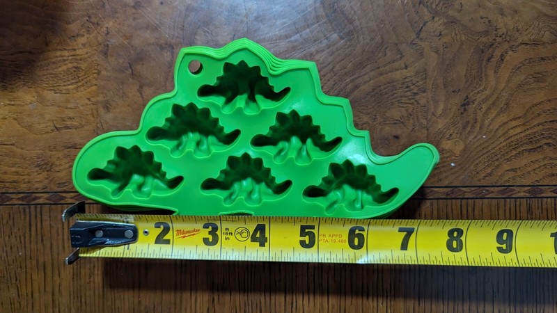silicone mold – Dinosaur 5 x 6 = 30 pieces – chocolate candy ice gummy gummies