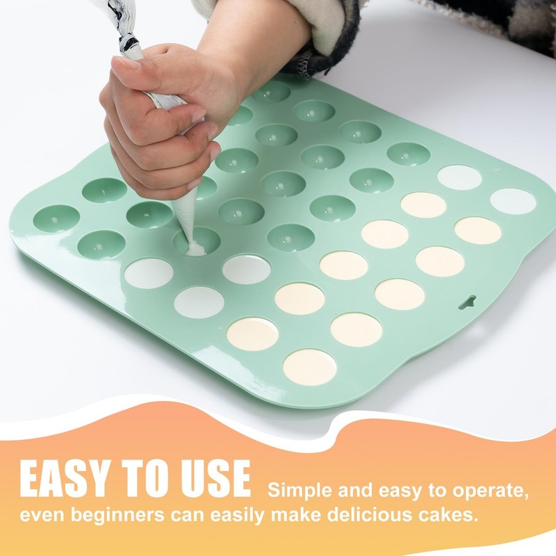 Semi Sphere Silicone Molds Non-Stick, Ice Chocolate Molds Large Bakeware Set ... gallery